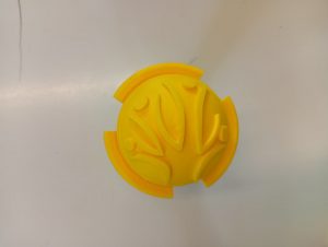 top view of the trophy